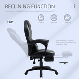 immagine-4-easycomfort-easycomfort-sedia-da-ufficio-imbottita-con-altezza-regolabile-sedia-ergonomica-reclinabile-per-computer-con-poggiapiedi-estraibile-in-similpelle-nera-e-grigia