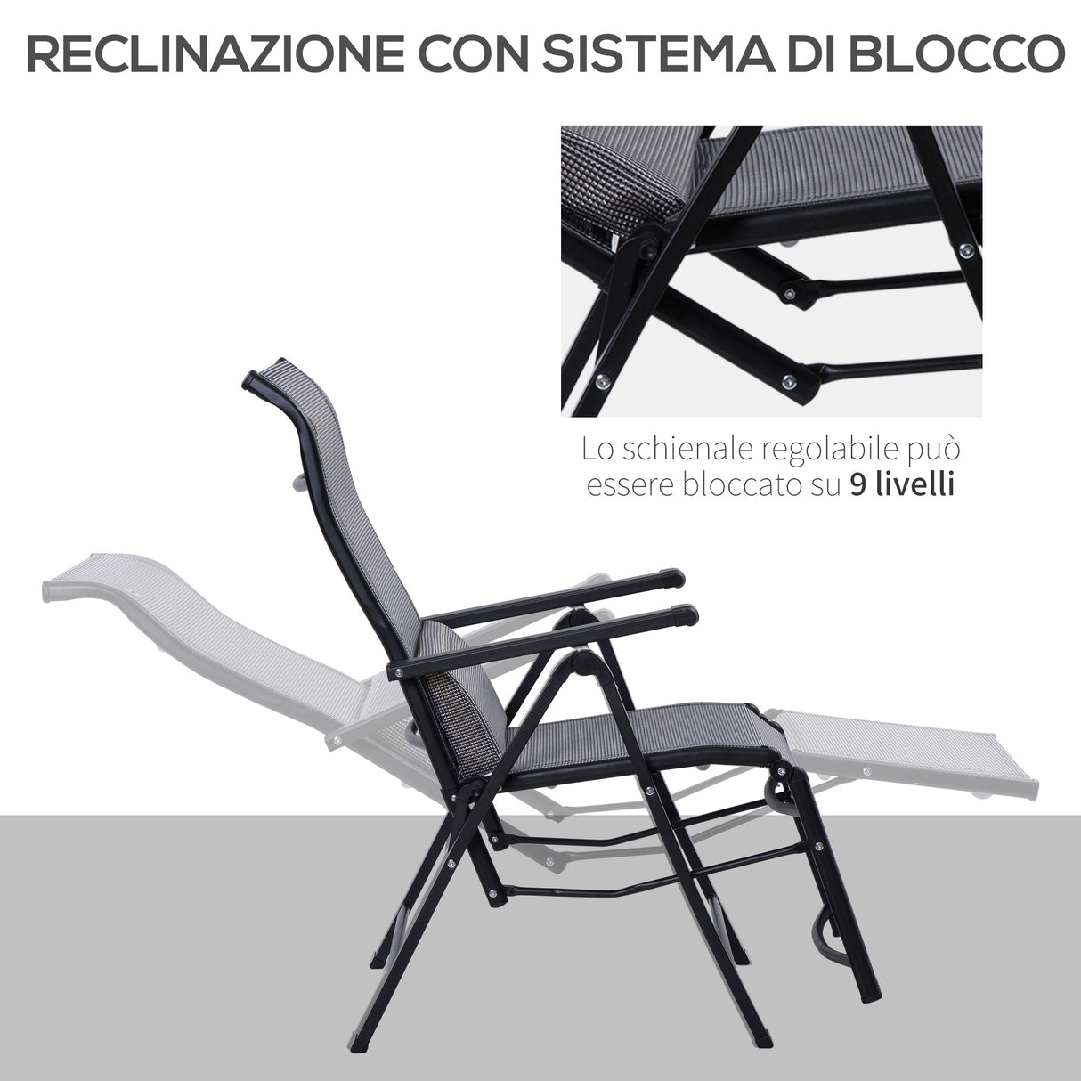 immagine-4-easycomfort-easycomfort-sedia-sdraio-da-giardino-zero-gravity-set-2-pezzi-con-schienale-regolabile-su-9-posizioni-e-cuscini-65x70x111cm-grigio