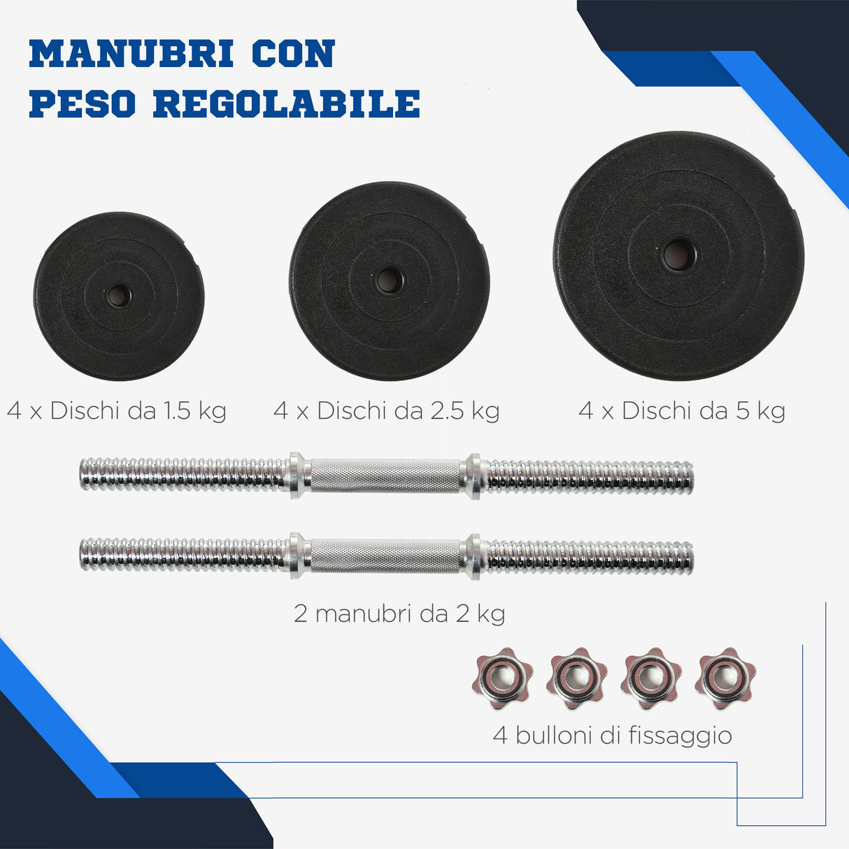 immagine-4-easycomfort-easycomfort-set-manubri-palestra-40kg-4x5kg-4x2-5kg-4x1-5kg-pesi-palestra-con-12-dischi-da-1-5kg-2-5kg-5kg-25mm-per-allenamento-a-casa