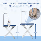 immagine-4-easycomfort-easycomfort-tavolo-toelettatura-pieghevole-con-maniglia-integrata-braccio-regolabile-e-guinzaglio-70x45x74-81cm-blu