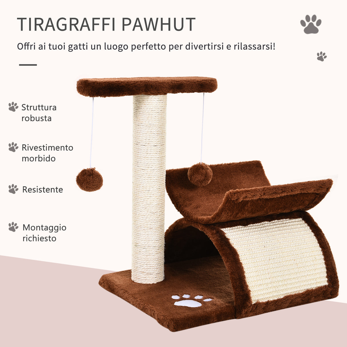 immagine-4-easycomfort-easycomfort-tiragraffi-gatto-albero-tira-graffi-gioco-giocattolo-per-gatti-con-cuccia-2-palline-appese-in-sisal-naturale-altezza-43cm-ean-8054111840224