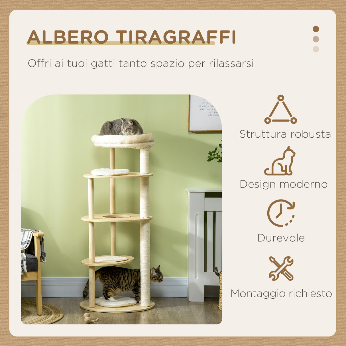 immagine-4-easycomfort-easycomfort-tiragraffi-per-gatti-in-truciolato-e-legno-di-pino-con-lettino-e-piattaforme-54x123-5-cm