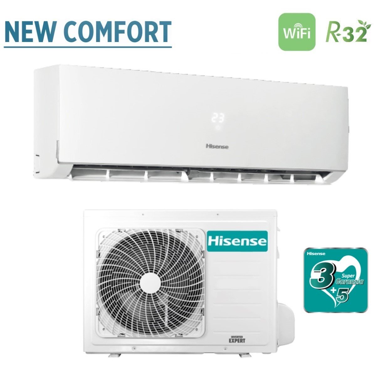 immagine-4-hisense-climatizzatore-condizionatore-hisense-inverter-serie-new-comfort-12000-btu-dj35ve0a-r-32-wi-fi-optional-classe-a
