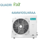 immagine-4-hisense-climatizzatore-condizionatore-hisense-trial-split-a-cassetta-121218-con-4amw105u4raa-r-32-wi-fi-optional-120001200018000-novita