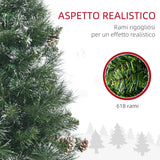 immagine-5-easycomfort-easycomfort-albero-di-natale-artificiale-da-180cm-con-pigne-618-rami-e-base-in-metallo-verde