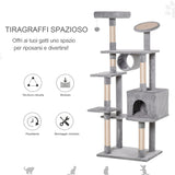 immagine-5-easycomfort-easycomfort-albero-tiragraffi-con-graffiatoio-e-trespoli-per-gattini-e-gatti-adulti-di-max-4-5kg-grigio-ean-8054144133966