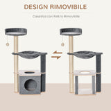 immagine-5-easycomfort-easycomfort-albero-tiragraffi-multilivello-per-gatti-adulti-palestra-per-gatti-con-casetta-amaca-cuccia-e-corde-in-sisal-48x34x95cm-grigio