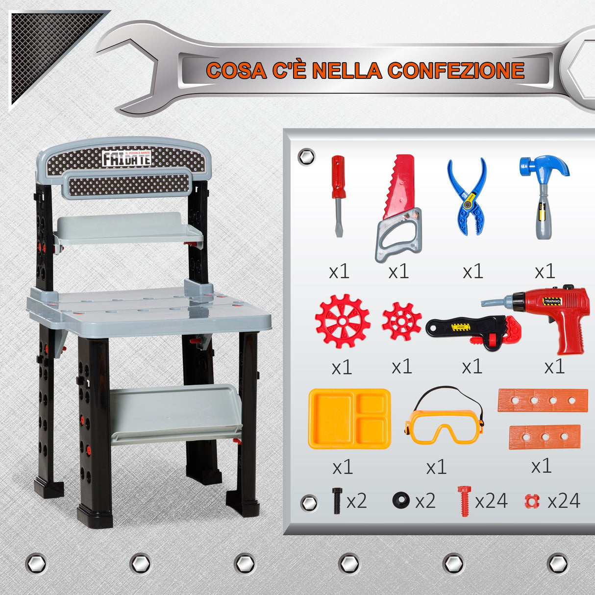 immagine-5-easycomfort-easycomfort-banco-da-lavoro-da-79-pezzi-per-bambini-da-3-anni-in-su-con-trapano-a-batteria-e-attrezzi-multicolore