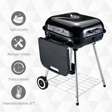 immagine-5-easycomfort-easycomfort-bbq-barbecue-a-carbonella-con-2-griglie-pieghevole-ripiano-laterale-2-ruote-e-coperchio-metallo-89-x-60-x-83-cm-nero-ean-8054144132969