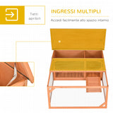 immagine-5-easycomfort-easycomfort-conigliera-da-esterno-e-interno-in-legno-con-casetta-per-conigli-e-area-aperta-recintata-125-5x100x49cm-arancione