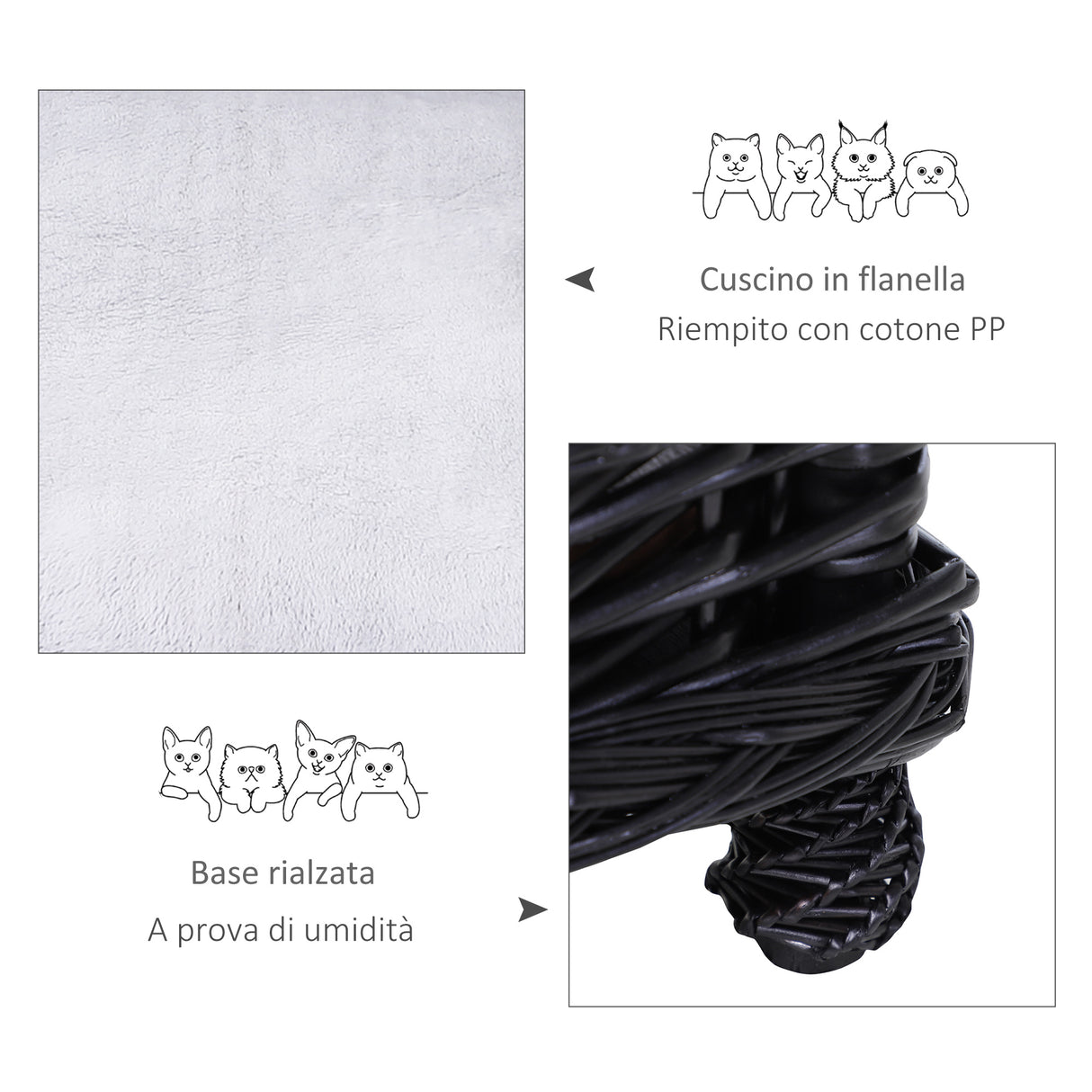 immagine-5-easycomfort-easycomfort-cuccia-per-animali-domestici-15kg-forma-chaise-longue-in-vimini-nero-cuscino-in-pile-69x42x33cm-ean-8054111845595