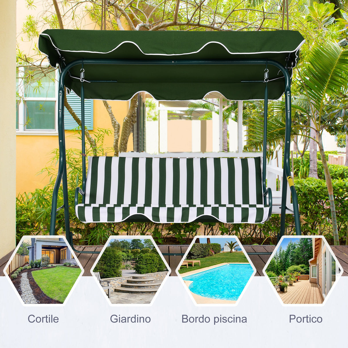 immagine-5-easycomfort-easycomfort-dondolo-da-giardino-3-posti-con-tettuccio-dondolo-da-esterno-in-acciaio-fino-200-kg-strisce-verde-e-bianco-170x110x153cm-ean-8054144132563