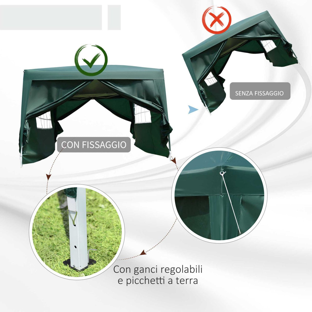 immagine-5-easycomfort-easycomfort-gazebo-impermeabile-con-pannelli-laterali-pieghevole-3x3m-verde-ean-8054144134048