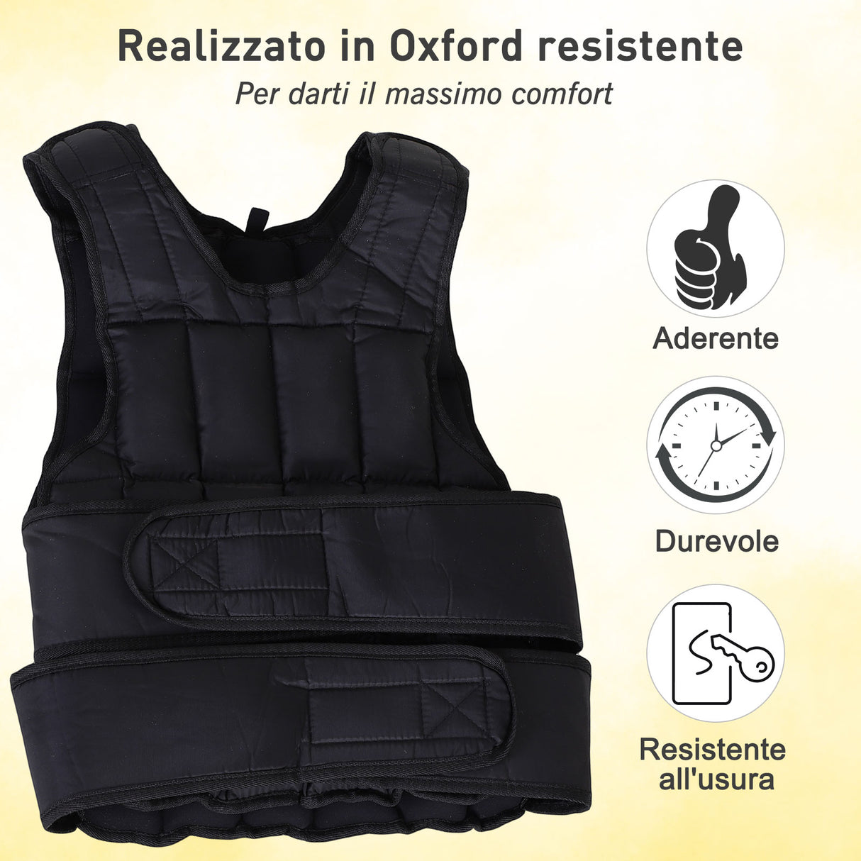 immagine-5-easycomfort-easycomfort-giubbotto-zavorrato-20kg-unisex-38-pesi-singoli-imbottitura-chiusure-con-velcro-nero-ean-8054111840569