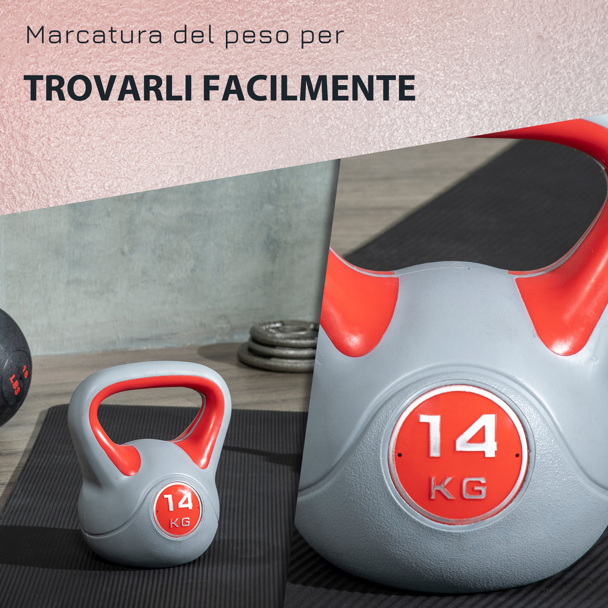 immagine-5-easycomfort-easycomfort-kettlebell-14kg-in-pu-e-sabbia-con-base-piatta-e-impugnatura-per-stacchi-squat-e-sollevamenti-26x18x32-cm-rosso