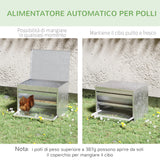 immagine-5-easycomfort-easycomfort-mangiatoia-per-galline-22-litri-4-polli-con-coperchio-e-pedale-51x38x40-5cm-argento