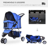 immagine-5-easycomfort-easycomfort-passeggino-per-cani-10-kg-pieghevole-carrello-per-cani-animali-domestici-carrozzina-blu-75-x-45-x-97cm-ean-8054111849494