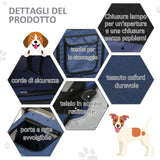 immagine-5-easycomfort-easycomfort-passeggino-per-cani-fino-a-30kg-pieghevole-con-manubrio-regolabile-grigio-e-blu