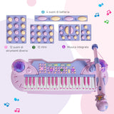 immagine-5-easycomfort-easycomfort-pianola-per-bambini-a-37-tasti-con-sgabello-e-microfono-12-strumenti-e-22-musiche-registrazione-mp3-e-karaoke-rosa