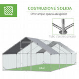 immagine-5-easycomfort-easycomfort-pollaio-da-giardino-con-telaio-zincato-copertura-impermeabile-e-rete-esagonale-3x8x2m-argento