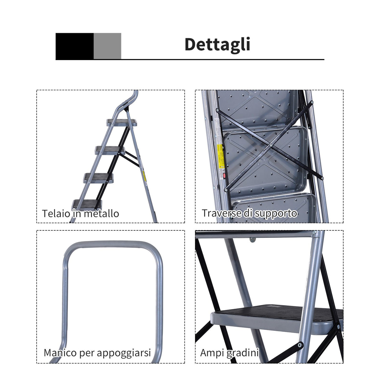 immagine-5-easycomfort-easycomfort-scala-pieghevole-in-metallo-con-4-gradini-carico-massimo-150kg-48x63x155cm