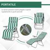 immagine-5-easycomfort-easycomfort-sedia-sdraio-da-spiaggia-da-2-pezzi-pieghevole-e-reclinabile-lettini-prendisole-da-giardino-con-cuscino-imbottito-verde-e-bianco-ean-8054144138640