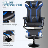 immagine-5-easycomfort-easycomfort-set-2-pezzi-poltrona-gaming-reclinabile-inclinabile-a-130-con-sgabello-poggiapiedi-nero-e-blu-scuro