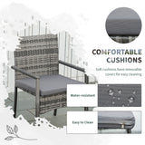 immagine-5-easycomfort-easycomfort-set-da-giardino-con-tavolo-allungabile-e-6-sedie-con-cuscini-in-rattan-pe-grigio-e-marrone