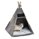 immagine-5-easycomfort-easycomfort-tenda-cuccia-per-gatti-o-cani-piccoli-da-interno-teepee-in-feltro-grigio-58x58x80cm