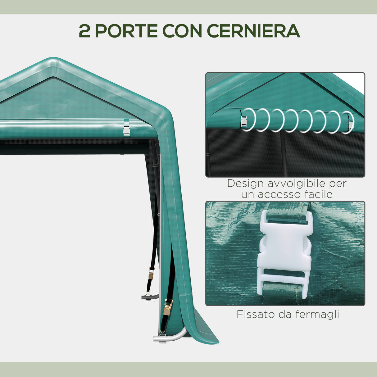 immagine-5-easycomfort-easycomfort-tendone-garage-per-auto-moto-e-attrezzi-in-metallo-e-tessuto-pe-240x200x202cm-verde