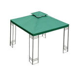 immagine-5-easycomfort-easycomfort-tetto-di-ricambio-per-gazebo-da-giardino-doppio-tetto-3x3m-ean-8054144134925