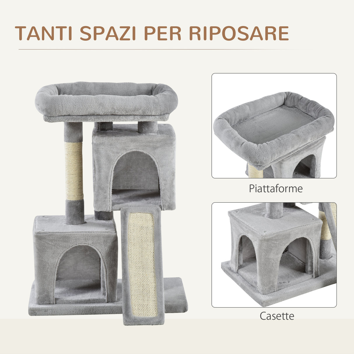 immagine-6-easycomfort-easycomfort-albero-tiragraffi-per-gatti-con-pali-in-sisal-lettino-e-2-casette-59x39x83cm-grigio