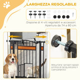 immagine-6-easycomfort-easycomfort-cancellino-per-cani-con-fissaggio-a-pressione-estensibile-da-74-80cm-con-chiusura-automatica-nero