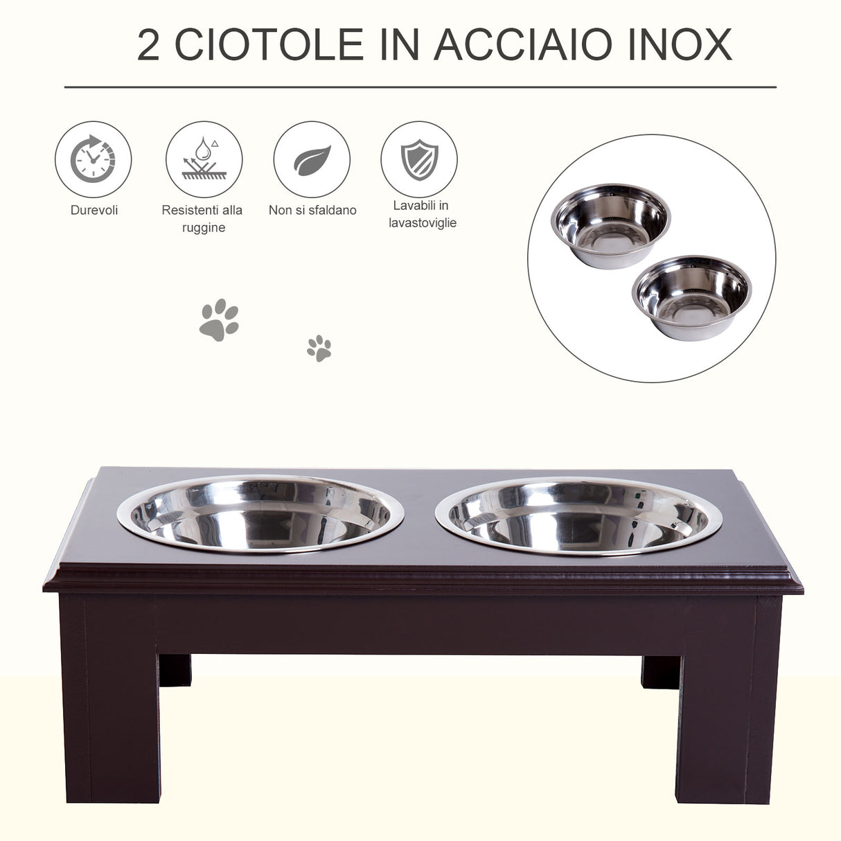 immagine-6-easycomfort-easycomfort-ciotola-rialzata-per-cani-in-acciaio-inossidabile-base-in-legno-mdf-con-2-piatti-44x24x15cm-ean-8054111840781