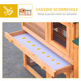 immagine-6-easycomfort-easycomfort-conigliera-in-legno-a-2-piani-gabbia-per-conigli-da-esterno-gabbia-per-animali-domestici-145-x-46-x-85cm-marrone-ean-8054144130835