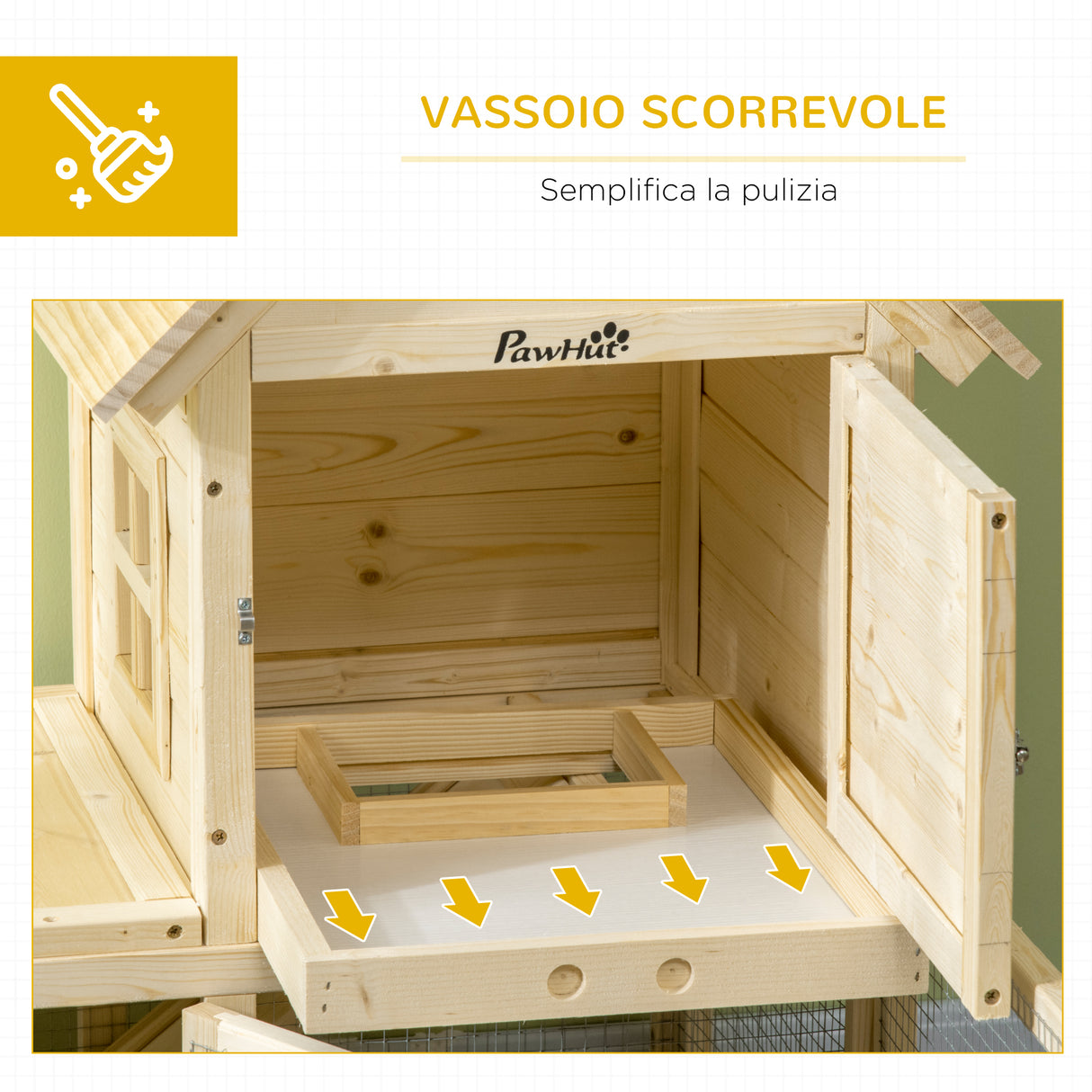 immagine-6-easycomfort-easycomfort-conigliera-per-interno-in-legno-dabete-con-vassoio-estraibile-3-porte-e-area-esterna-151-5x106x97-cm