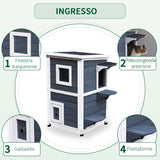 immagine-6-easycomfort-easycomfort-cuccia-per-animali-domestici-da-esterno-2-livelli-apribile-in-legno-grigio-e-bianco-51-x-51-x-81-3cm-ean-8054144138992