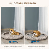 immagine-6-easycomfort-easycomfort-cuccia-per-cani-e-gatti-rotonda-rialzata-e-lavabile-in-cotone-pp-cuscino-imbottito-93x15cm-grigia