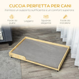 immagine-6-easycomfort-easycomfort-cuccia-per-cani-rialzata-con-cuscino-removibile-e-lavabile-lettino-per-cani-gambe-in-legno-e-acciaio-110x70x15-5cm-rovere-e-grigio