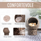 immagine-6-easycomfort-easycomfort-cuccia-per-gatti-rialzata-con-cuscino-casetta-naturale-con-foglie-di-banana-beige-e-marrone-42x33x52cm-ean-8054111845069