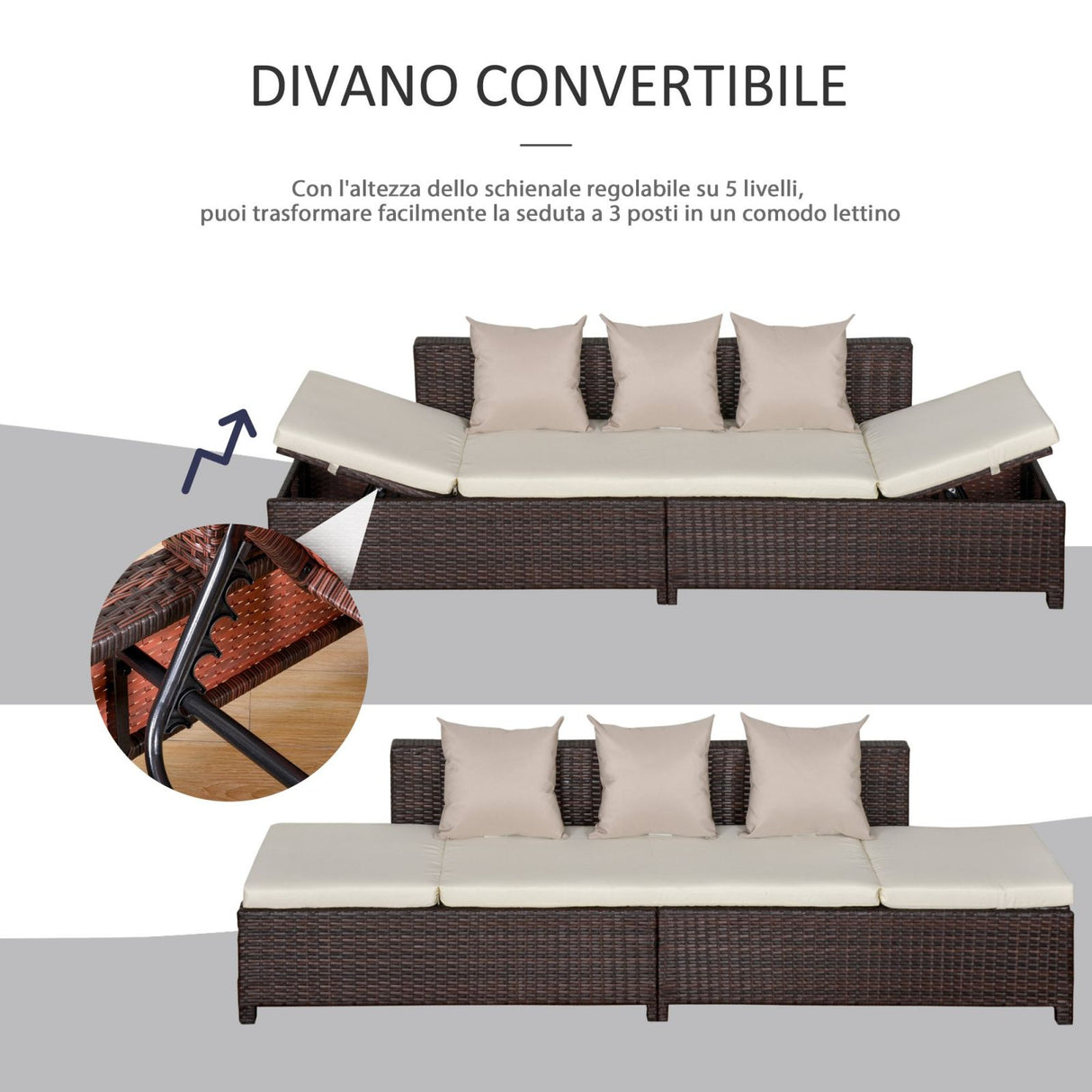 immagine-6-easycomfort-easycomfort-divano-da-esterno-convertibile-in-pe-rattan-marrone-con-cuscini-imbottiti-crema-ean-8055776916347