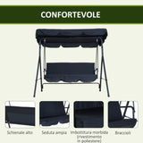 immagine-6-easycomfort-easycomfort-dondolo-da-giardino-a-3-posti-con-tettuccio-parasole-inclinabile-in-acciaio-172-110-153cm-nero-ean-8054111848862