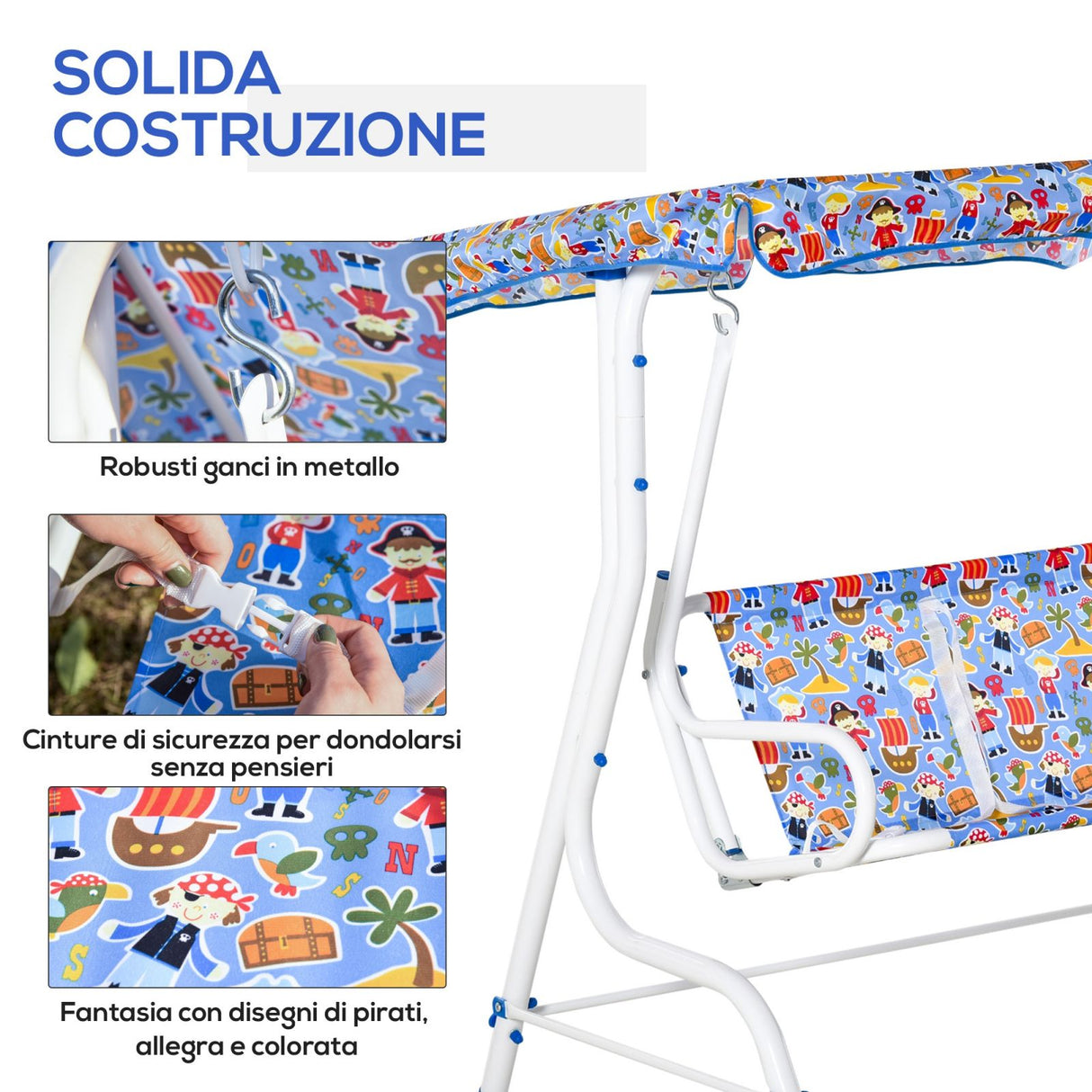 immagine-6-easycomfort-easycomfort-dondolo-da-giardino-per-bambini-2-posti-con-cinture-di-sicurezza-e-tettuccio-ean-8054144136288