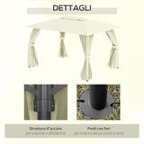 immagine-6-easycomfort-easycomfort-gazebo-da-giardino-4x3m-con-doppio-tettuccio-pareti-in-poliestere-e-struttura-in-acciaio-beige