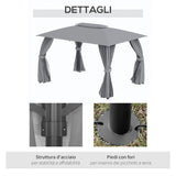 immagine-6-easycomfort-easycomfort-gazebo-da-giardino-4x3m-con-doppio-tettuccio-pareti-in-poliestere-e-struttura-in-acciaio-grigio