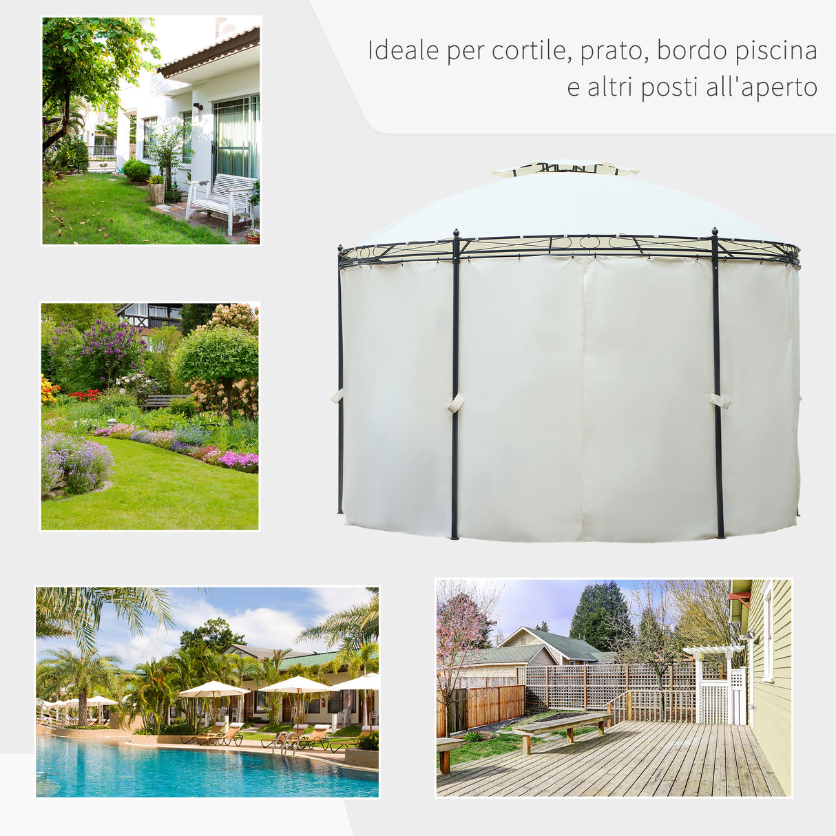 immagine-6-easycomfort-easycomfort-gazebo-da-giardino-rotondo-con-doppio-tettuccio-cinghie-e-tende-3-5x2-8m-bianco