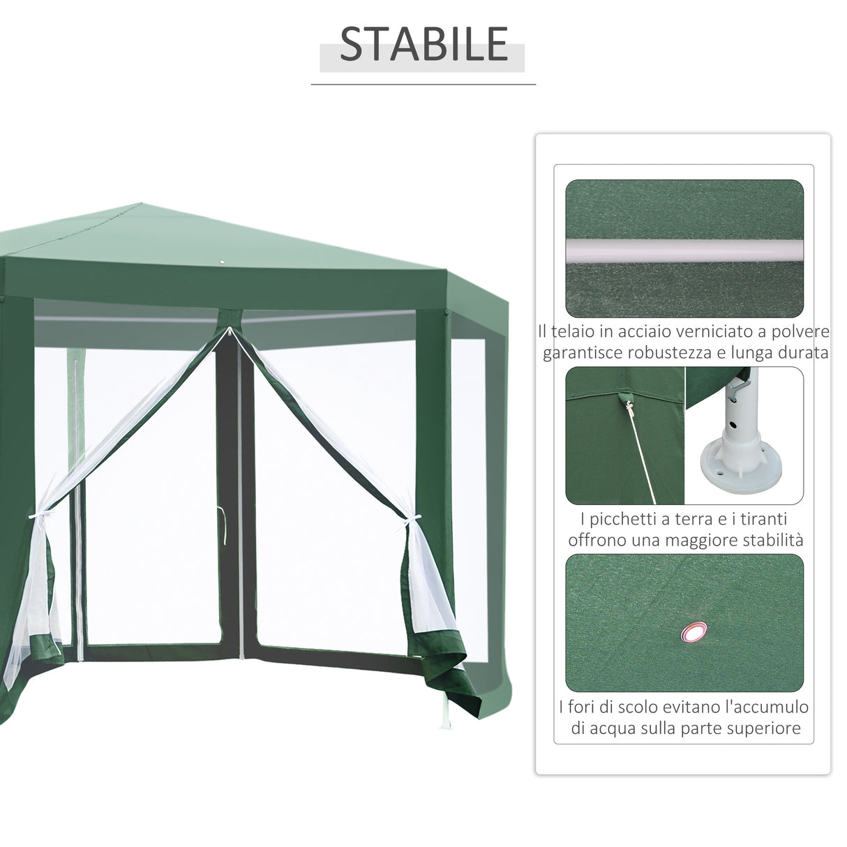 immagine-6-easycomfort-easycomfort-gazebo-esagonale-con-zanzariere-in-ferro-e-poliestere-verde-ean-8054144138459