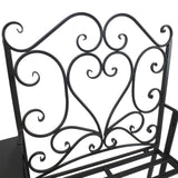 immagine-6-easycomfort-easycomfort-panchina-da-giardino-2-posti-con-tavolino-e-foro-per-ombrellone-nero-ean-8055776912837