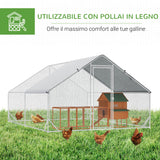 immagine-6-easycomfort-easycomfort-pollaio-da-giardino-con-telaio-zincato-copertura-impermeabile-e-rete-esagonale-3x8x2m-argento