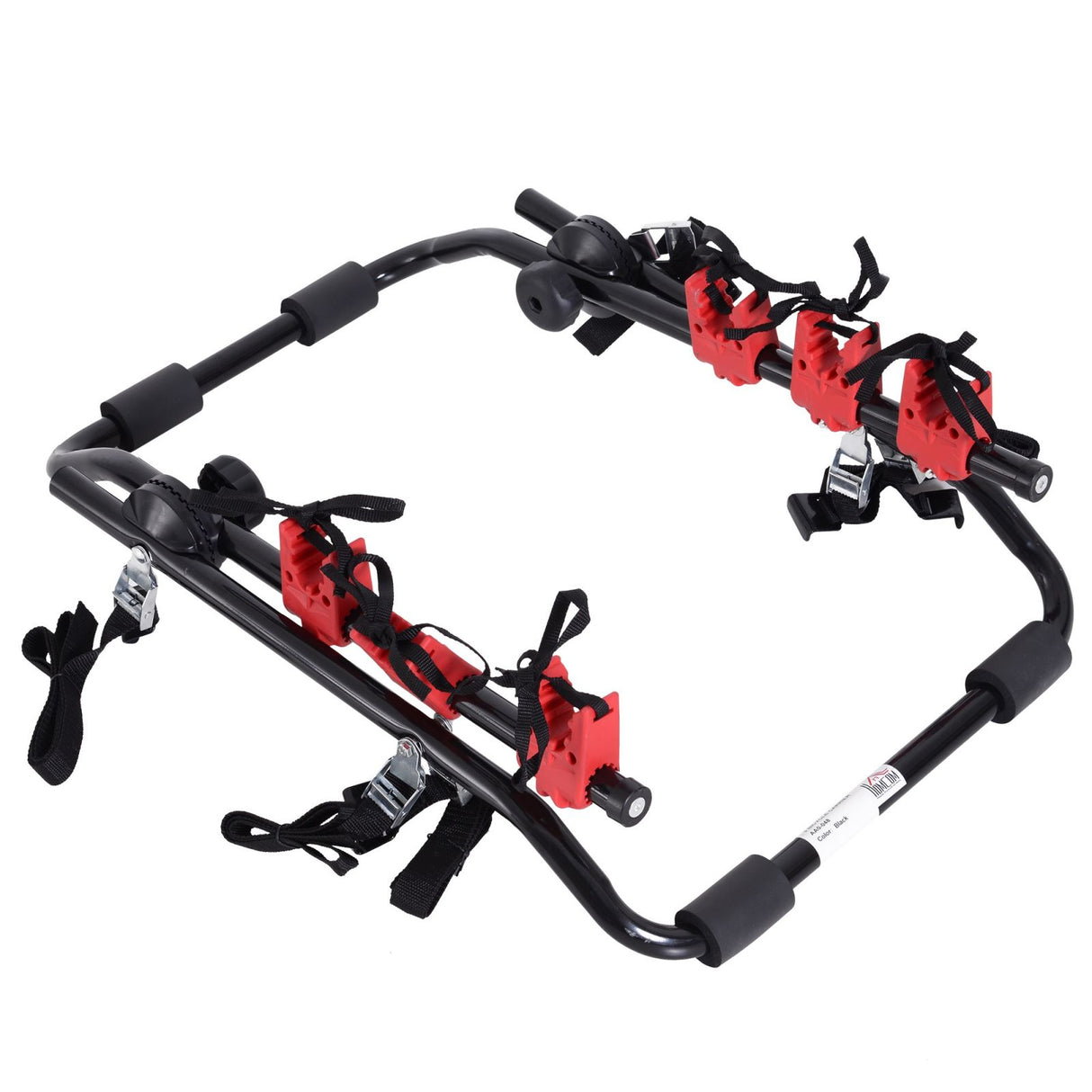 Folding rear bike rack for cars, 3 bicycles, 40 kg, in met